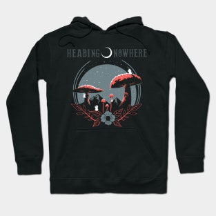 Heading Nowhere Red/Gray Hoodie